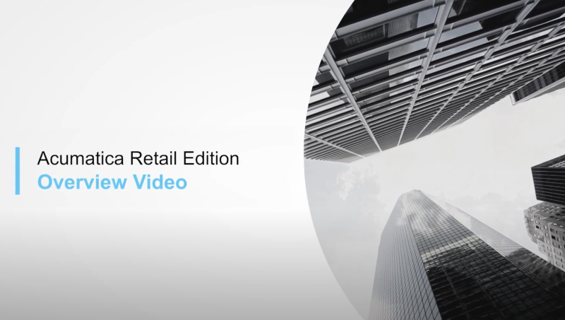 Acumatica Retail Edition